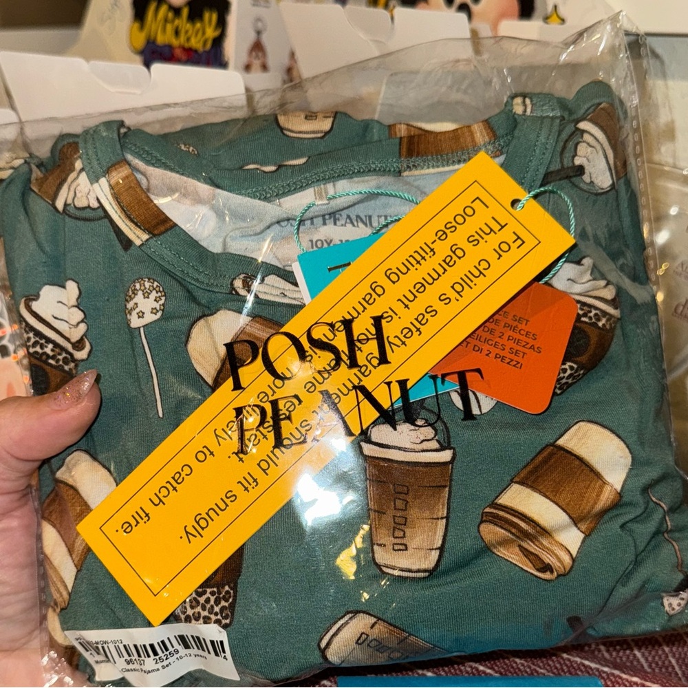 Posh Peanut Morning Brew PJ set 10/12